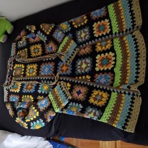 James Coville for Anna Sui brown tone size M knee length sweater